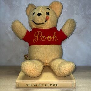 Vintage Sears Winnie the Pooh Plush + 1984 Book